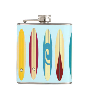 Vintage Longboards Hip Flask