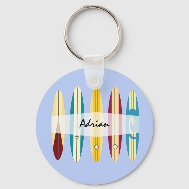 Vintage Longboards Key Ring (Front)