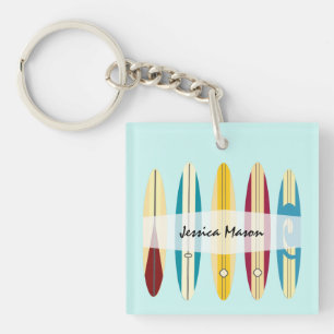 Vintage Longboards Key Ring