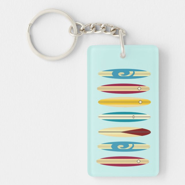 Vintage Longboards Key Ring (Front)