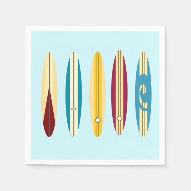 Vintage Longboards Napkin (Front)