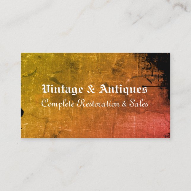 Vintage Look - Business Card (Front)