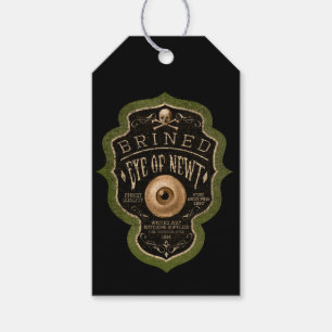 Vintage Look "EYE OF NEWT" Halloween Gift Tags