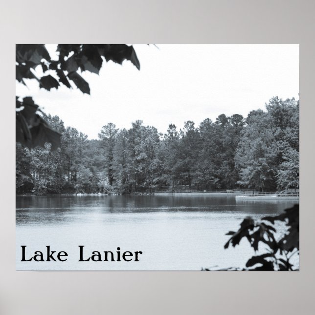 Vintage Look Lake Lanier Poster (Front)