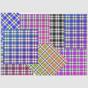 Vintage look Plaid Tissue Paper HAMbyWG