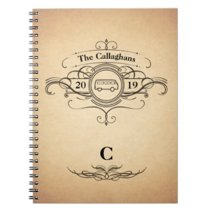 Vintage Look Van Travel Journal