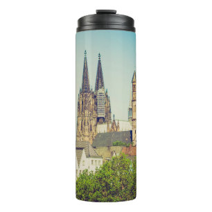 Vintage looking Koelner Dom Cologne Cathedral in K Thermal Tumbler