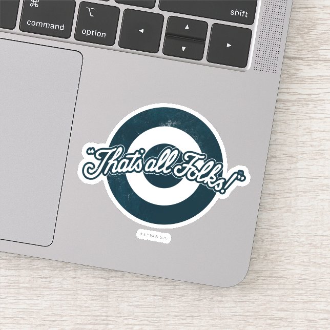 Vintage LOONEY TUNES™ "THAT'S ALL FOLKS!™" (Detail)