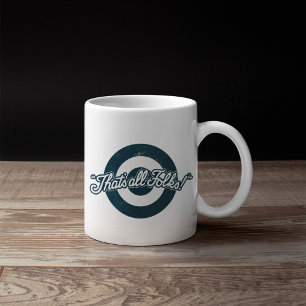 Vintage LOONEY TUNES™ "THAT'S ALL FOLKS!™" Large Coffee Mug