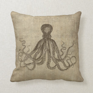 Vintage Lord Bodner Octopus Triptych Cushion
