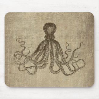 Vintage Lord Bodner Octopus Triptych Mouse Mat