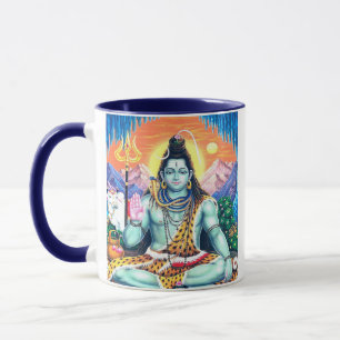 Vintage Lord Shiva - Samadhi Trishula Design Mug