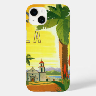 Vintage Los Angeles, California Mission with Palm Case-Mate iPhone 14 Case