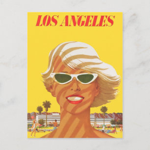 Vintage Los Angeles California Trave Postcard