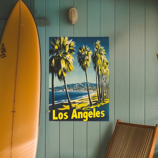Vintage Los Angeles California Travel Wall Poster (Creator Uploaded)