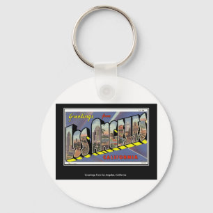 Vintage Los Angeles California Vintage Key Ring