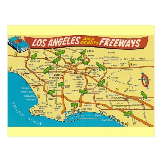 Vintage Los Angeles Postcard