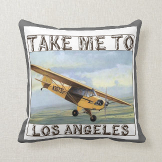 Vintage Los Angeles throw pillow