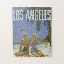 Vintage Los Angeles Travel Poster