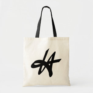 Vintage Los Angeles typography tote bag