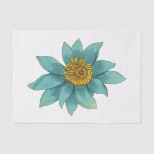 Vintage Lotus Flower #1 Tissue Paper