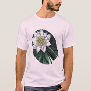 Vintage Lotus Flower Botanical T-Shirt