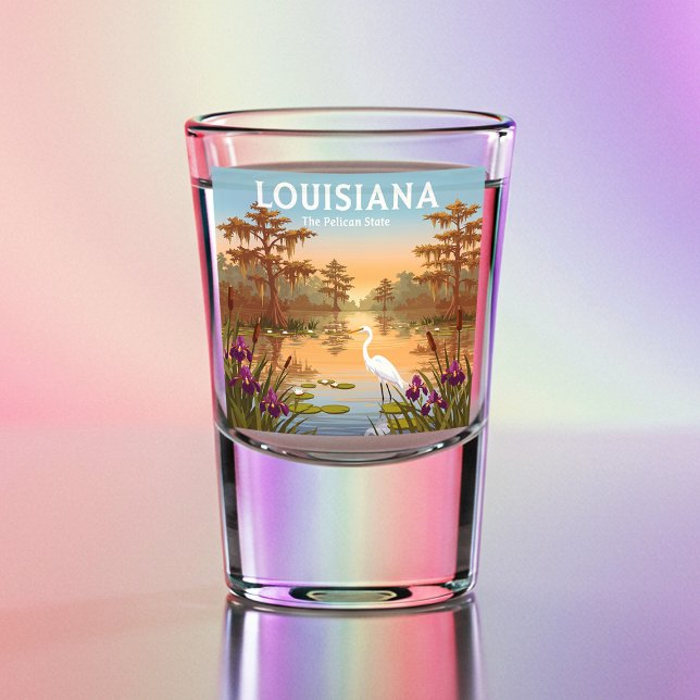  Vintage Louisiana Shot Glass (Creator Uploaded)