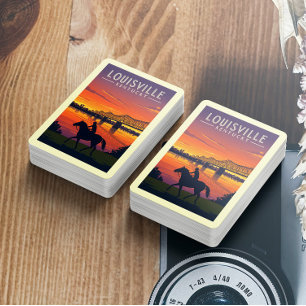 Vintage Louisville Kentucky Playing Cards