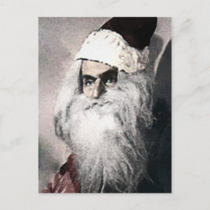 Vintage Lousy Santa Christmas Postcard