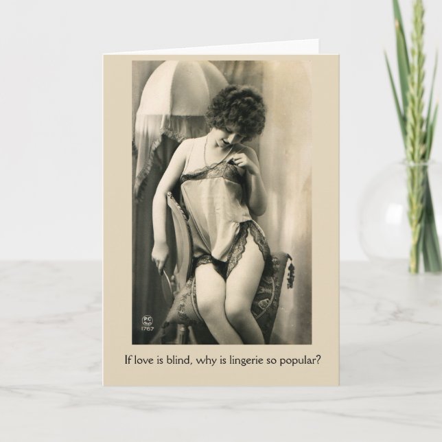 Vintage - Love and Lingerie, Card (Front)
