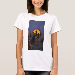 Vintage Love and Romance, Harvest Moon Kiss T-Shirt