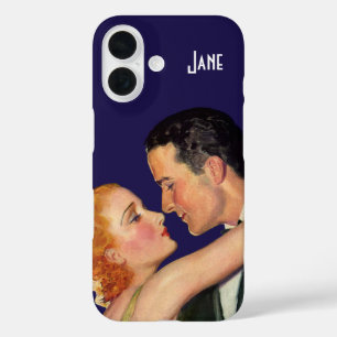 Vintage Love and Romance, Retro Hollywood Movies iPhone 16 Case