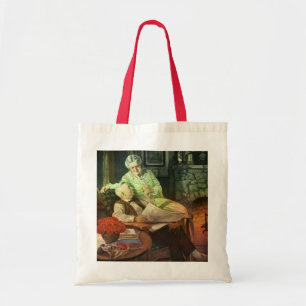 Vintage Love and Romance; Romantic Grandparents Tote Bag