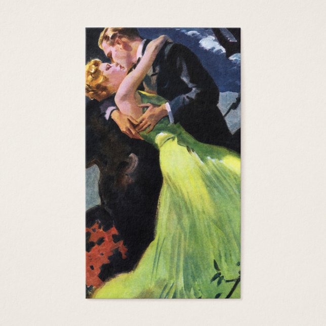 Vintage Love and Romance, Romantic Kiss (Front)