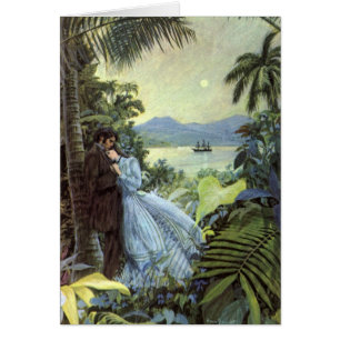 Vintage Love and Romance, Romantic Tropical View