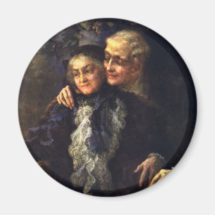 Vintage Love and Romance, Romantic Victorian Art Magnet