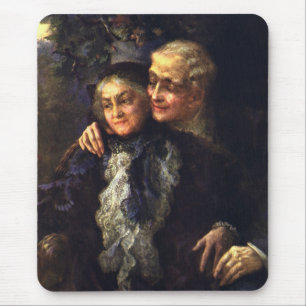 Vintage Love and Romance, Romantic Victorian Art Mouse Mat