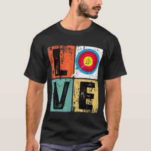 Vintage Love Archery Target Board Archery T-Shirt