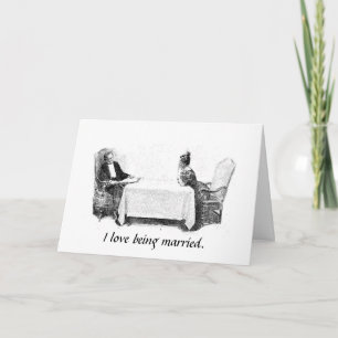 Vintage - Love Being Married, Card