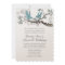 Vintage Love Birds Aqua Blue and Pink Wedding