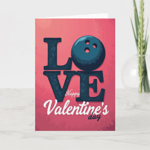 Vintage Love Bowling Card