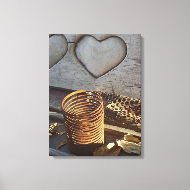 Vintage Love Canvas Print (Front)