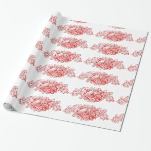 Vintage Love Doves Gift Wrapping Paper