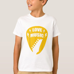 Vintage Love Guitar Music Lover Gift T-Shirt