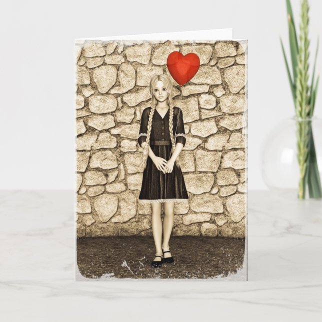 Vintage Love Holiday Card (Front)