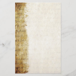 Vintage Love is Patient Stationery