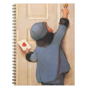 Vintage Love Letter by Jessie Willcox Smith Notebook