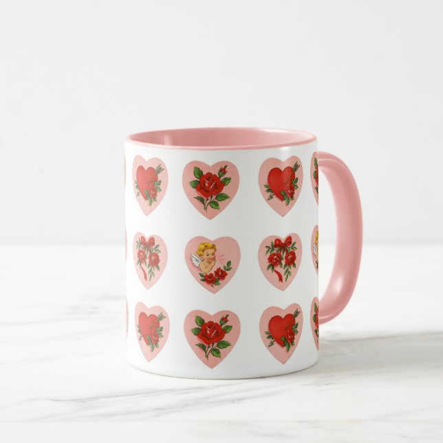 Vintage Love  Mug (Front Right)