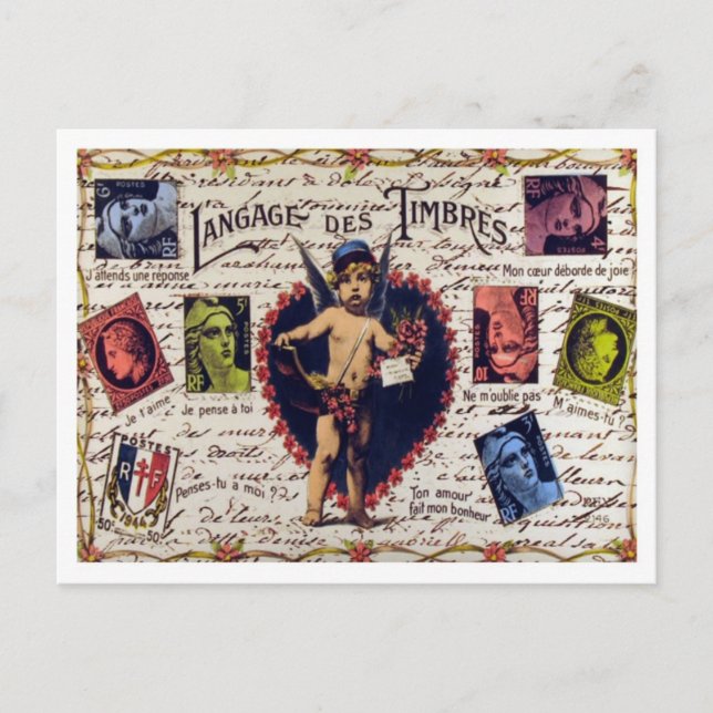 VINTAGE LOVE postcard (Front)