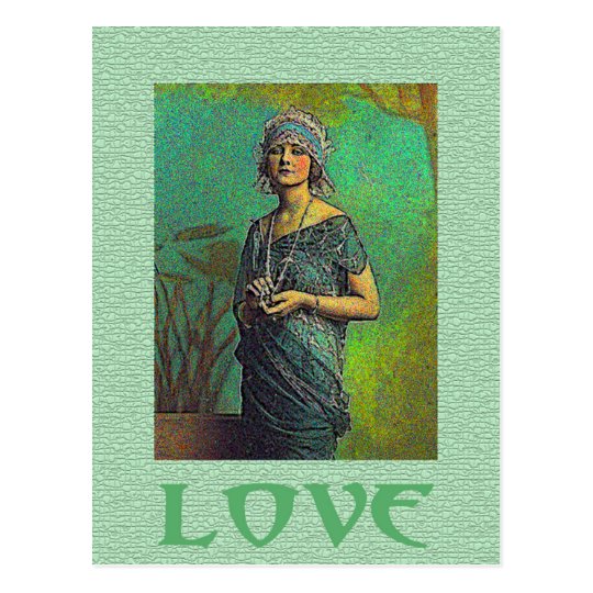 Vintage Love Postcard